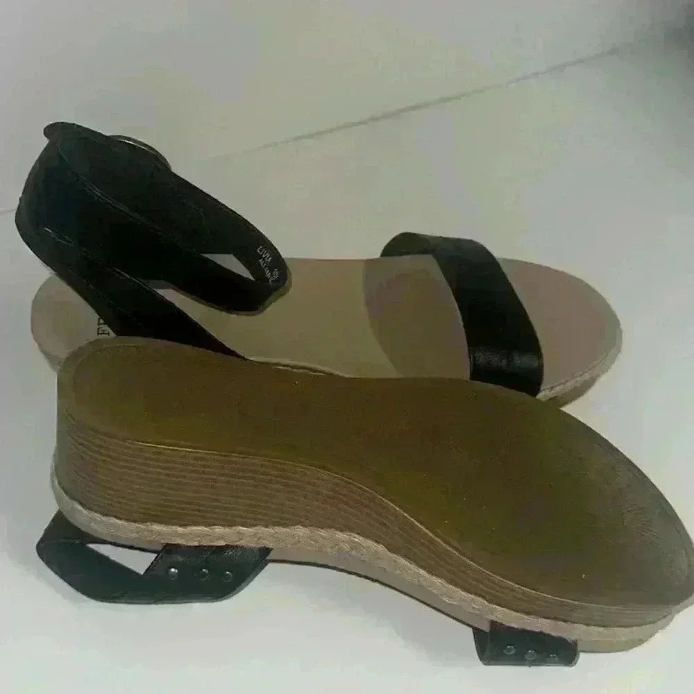 Frye and Co Women’s livia wedge sandals 10M - Picture 7 of 8